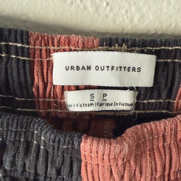 Urban Outfitters Corduroy Patchwork Pullon Pants Drawstring Elastic Waist Size S - Picture 8 of 11